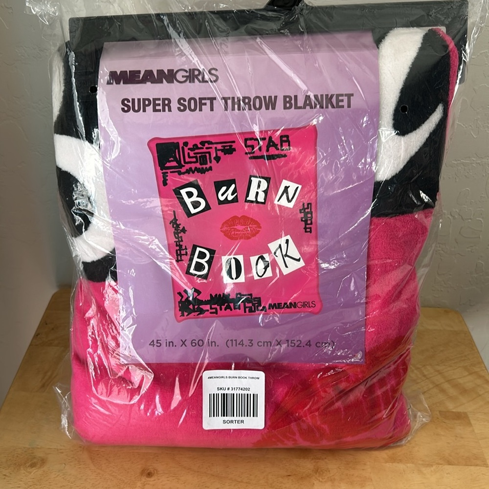 Throw Blanket Mean Girls Burn Book